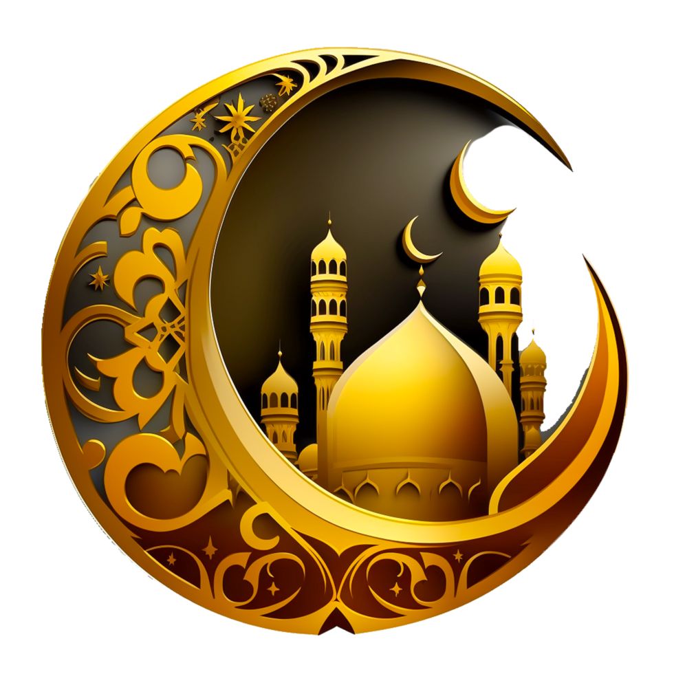 Islamic Ramadan mosque illustration png