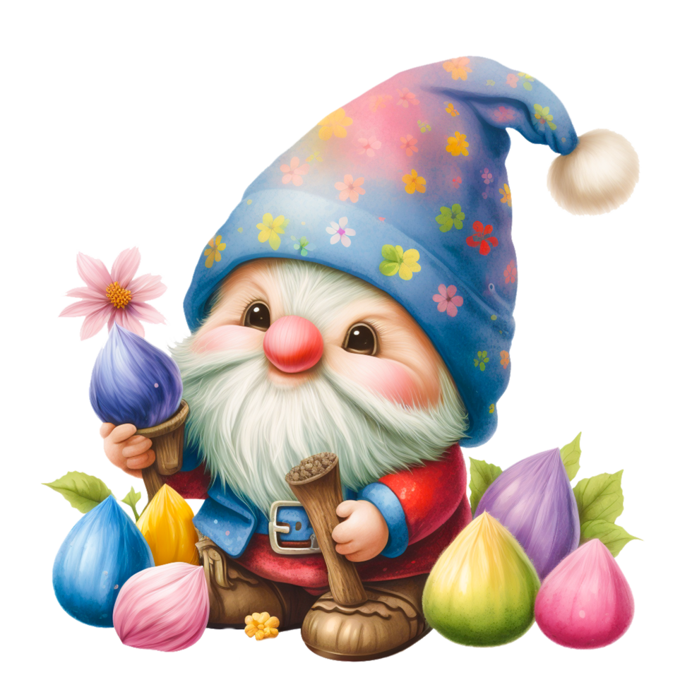 ai generativ påsk gnome fri illustration png