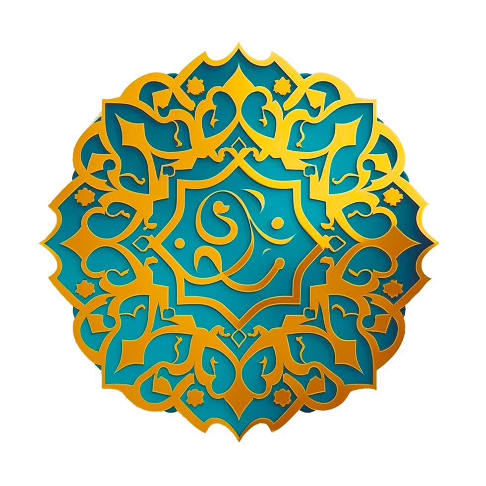 Arabic Islamic design transparent png