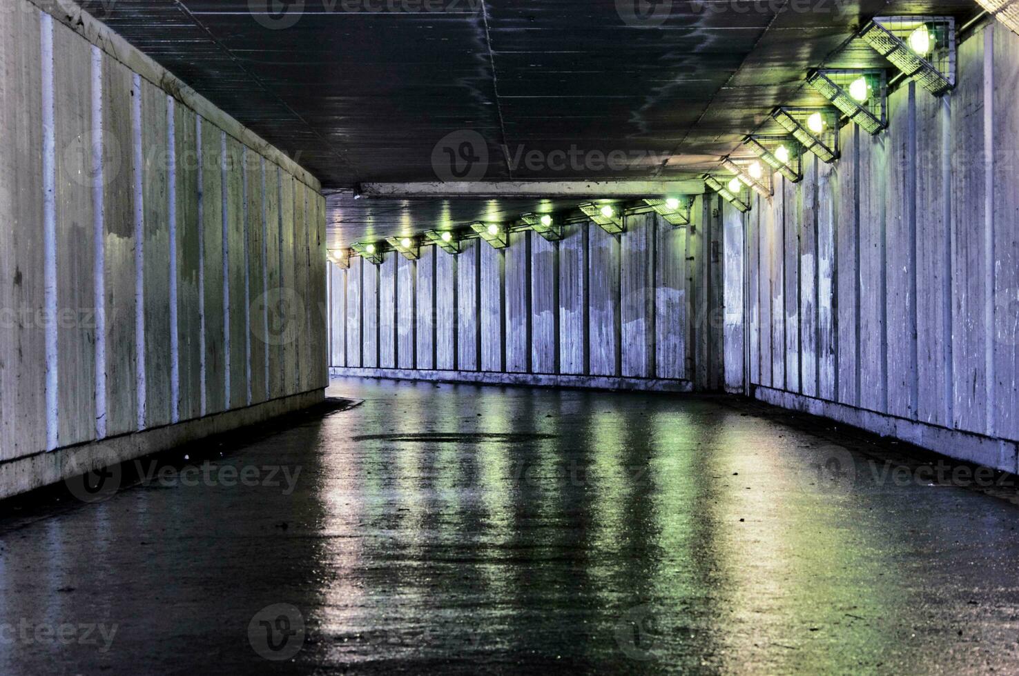 Empty tunnel background photo