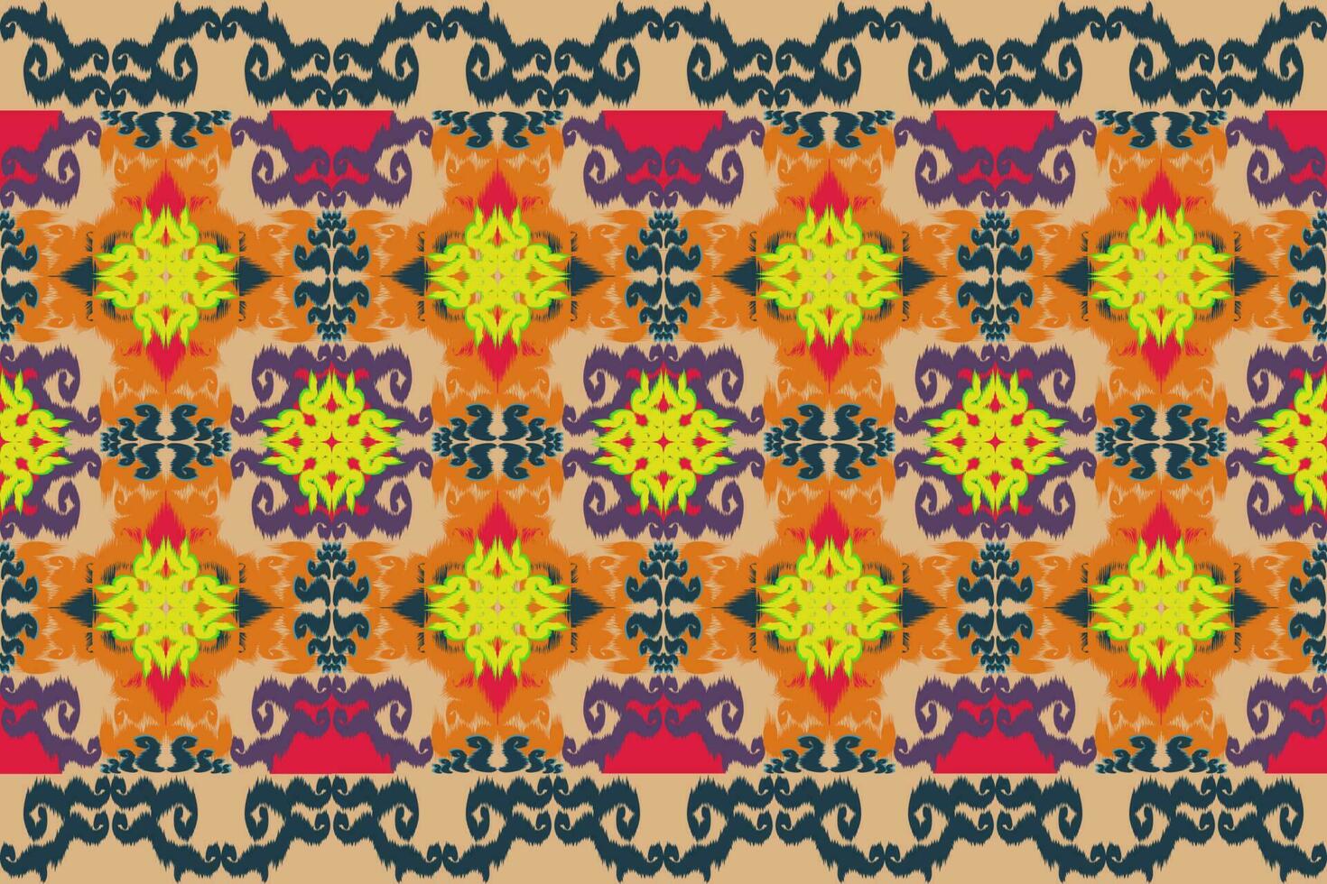 Indigenous pattern design, abstract, from geometric shapes, Asian style, used for background, home decoration, wallpaper. vector