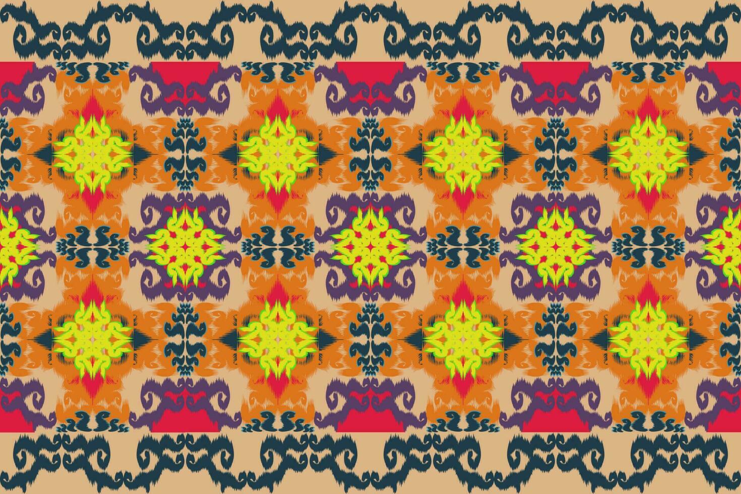 Indigenous pattern design, abstract, from geometric shapes, Asian style, used for background, home decoration, wallpaper. vector