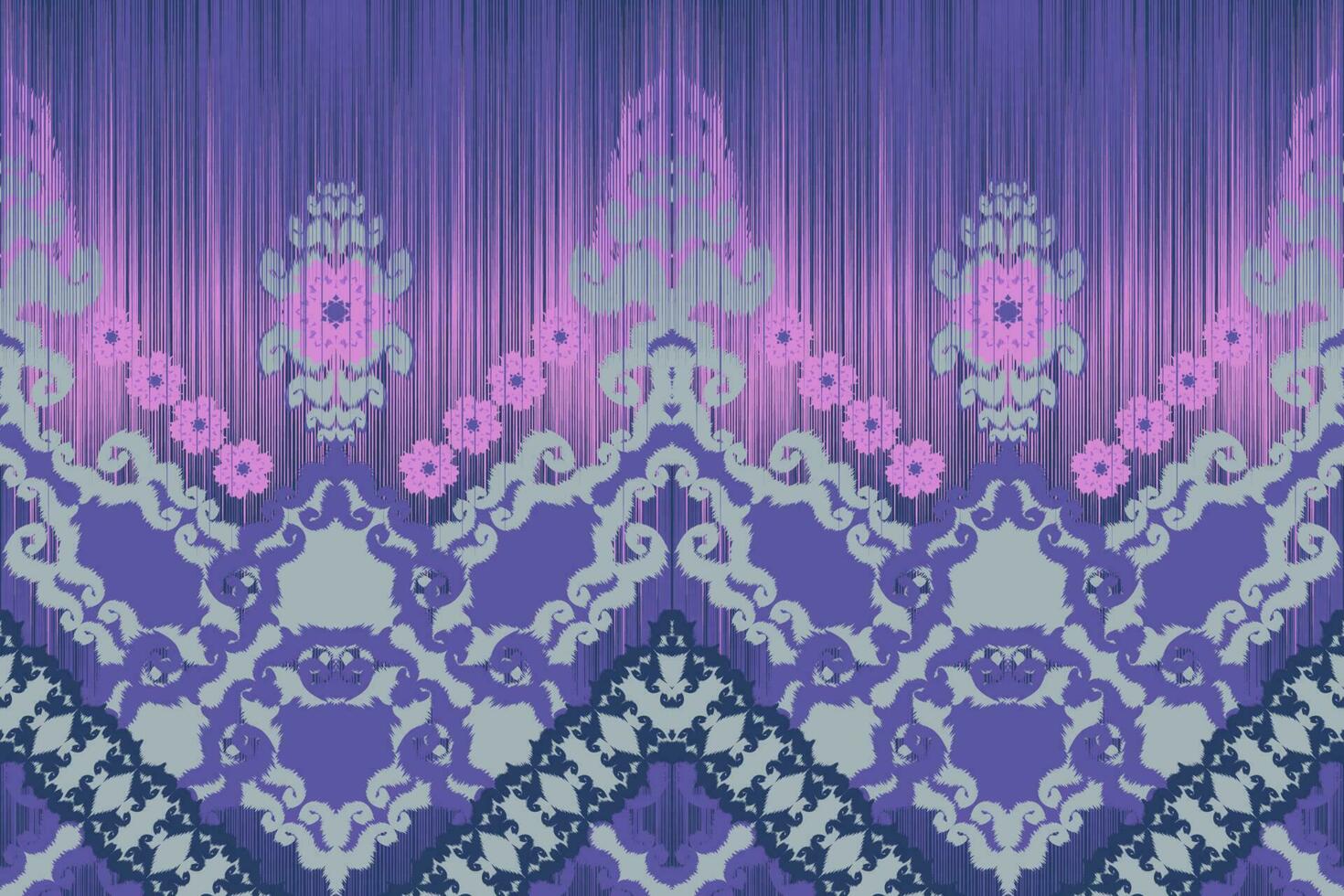 Indigenous pattern design, abstract, from geometric shapes, Asian style, used for background, home decoration, wallpaper. vector