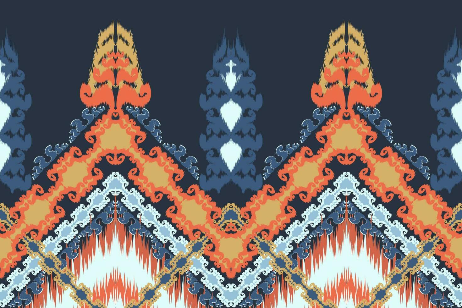 Indigenous pattern design, abstract, from geometric shapes, Asian style, used for background, home decoration, wallpaper. vector