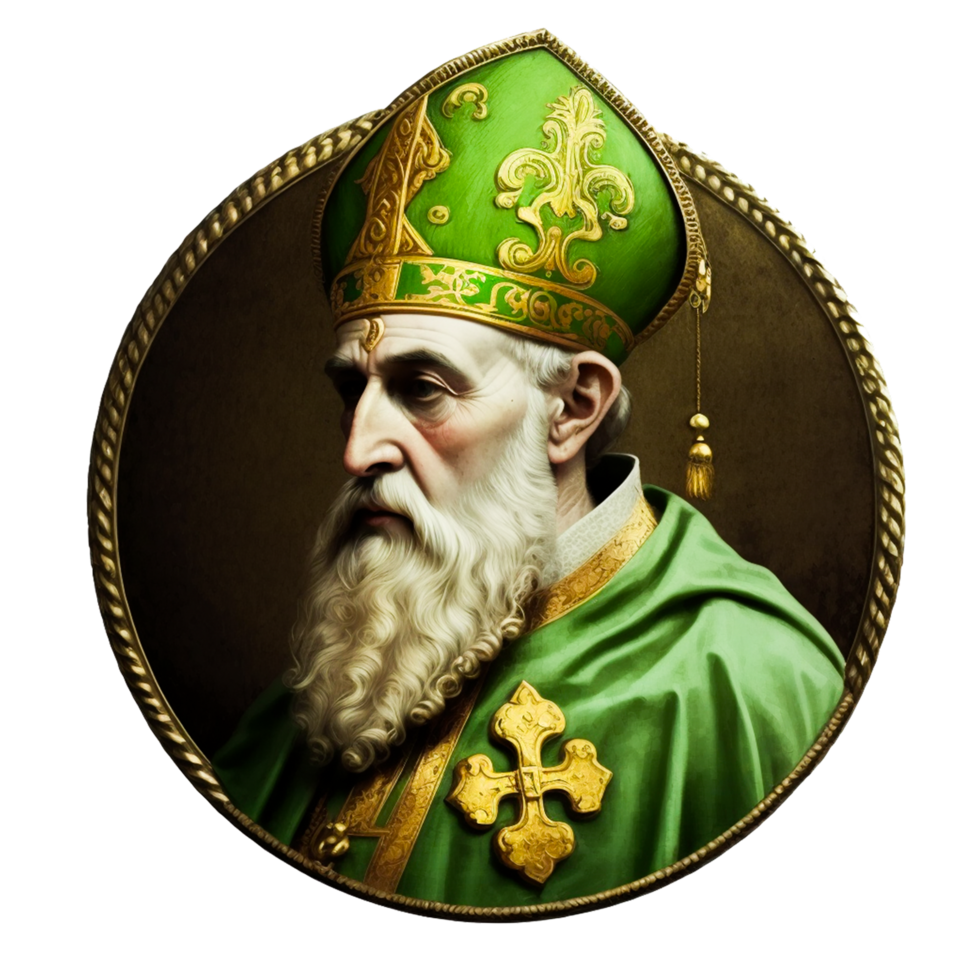 Saint Patrick Bishop Illustrations png