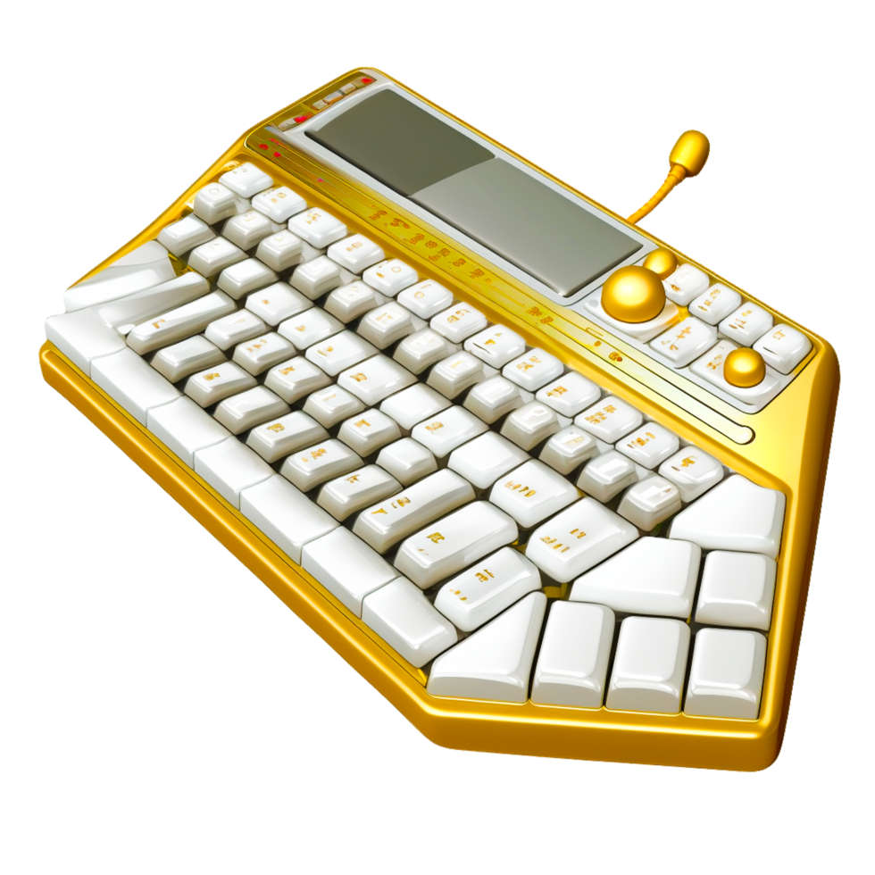 yellow type writer free illustration png