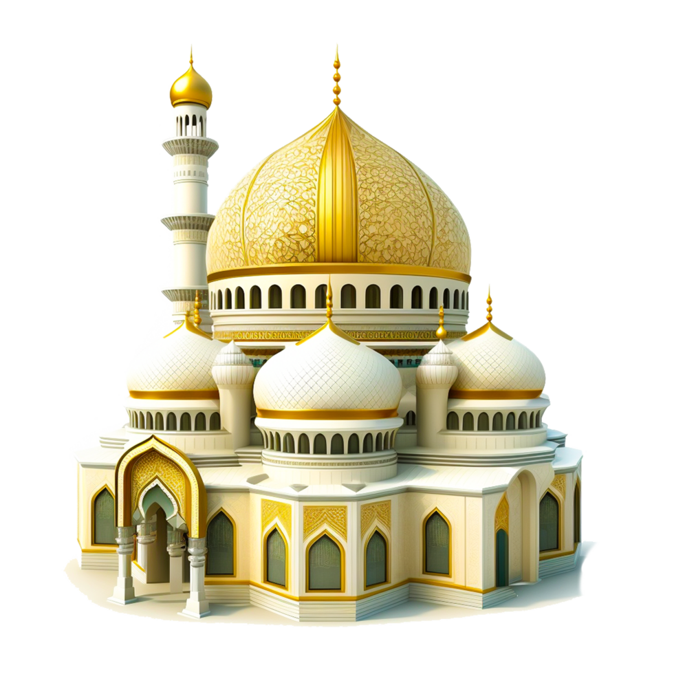 ai génératif islamique mosquée gratuit illustration png