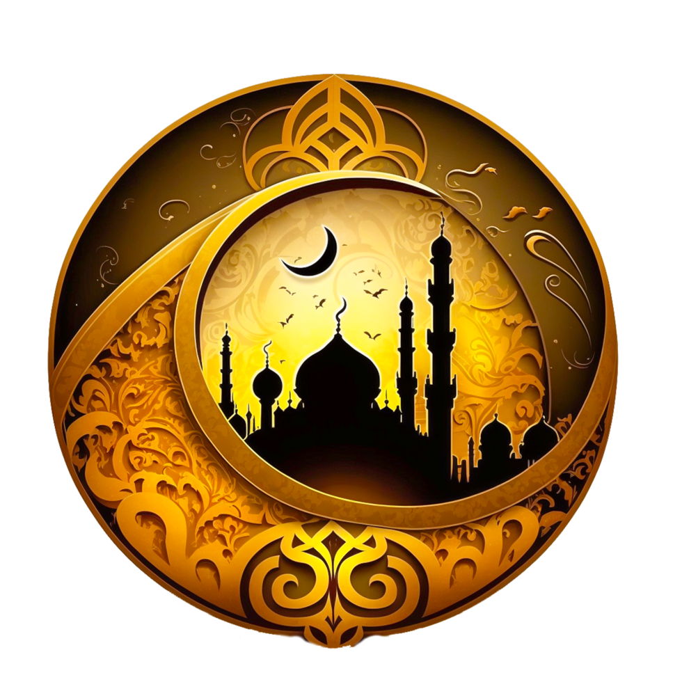 ai génératif islamique calligraphie Ramadan kareem png