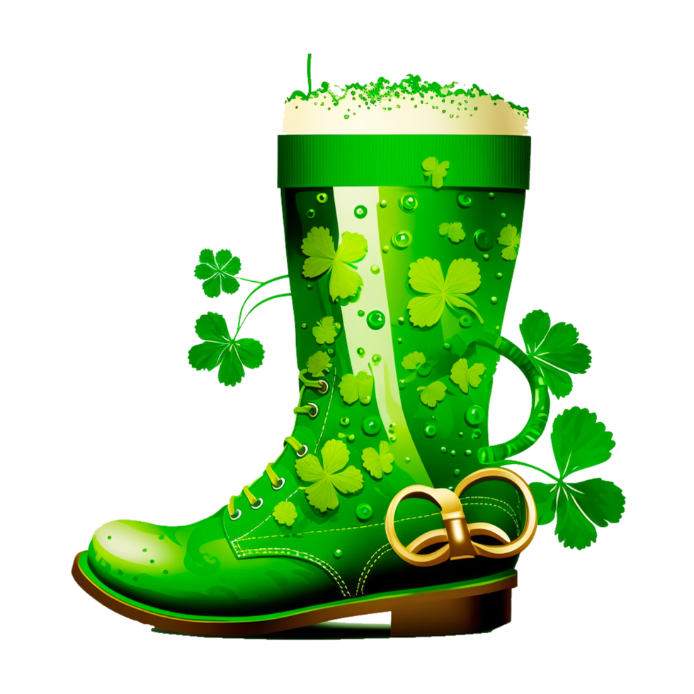 ST Patricks' day with boot png