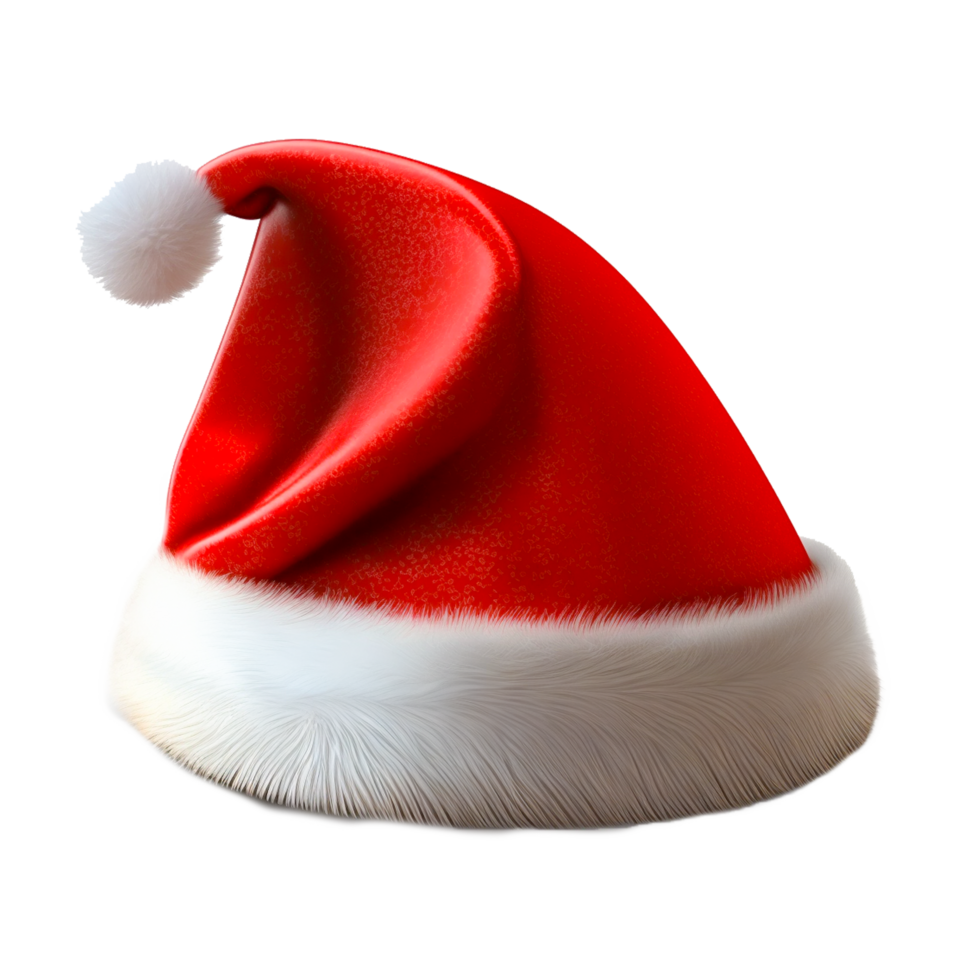 Santa claus hat isolated on transparent background png