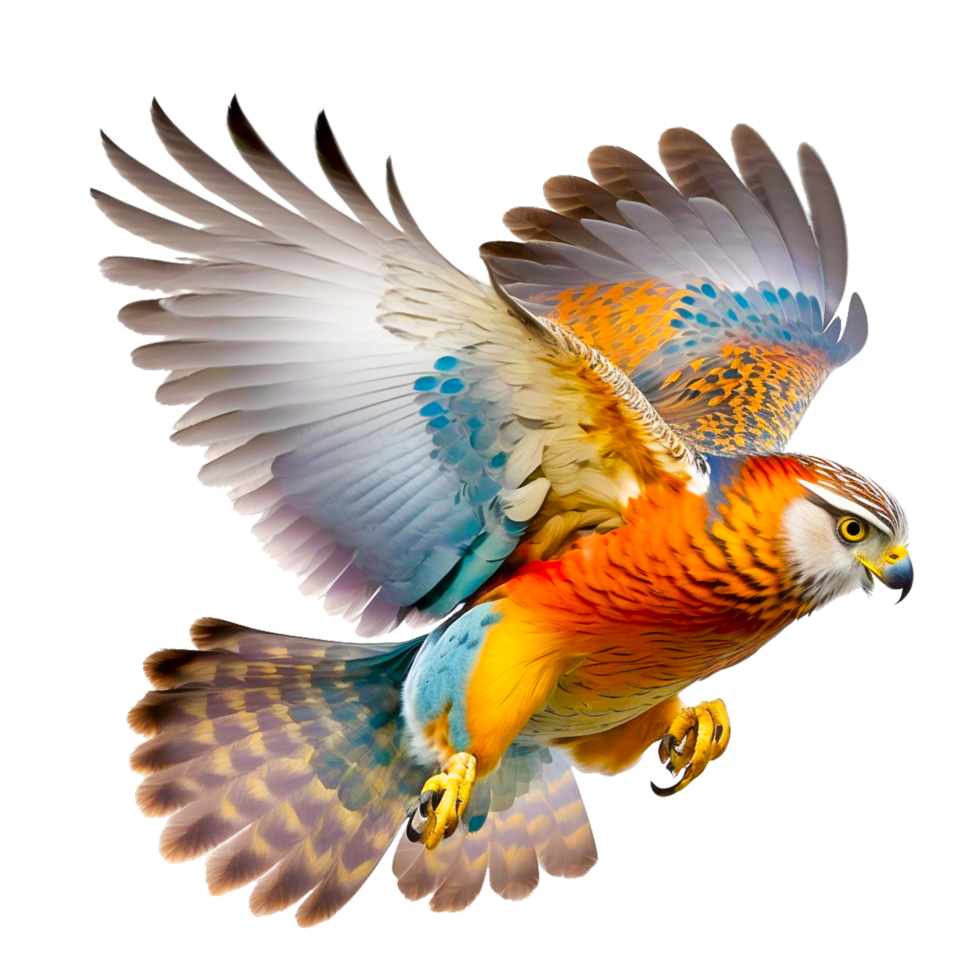 ai génératif dessin animé Aigle png transparent