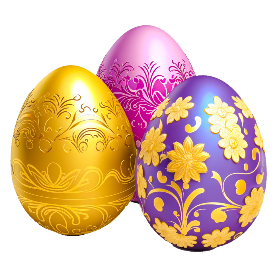 ai generativo linda Pascua de Resurrección huevo ilustración png