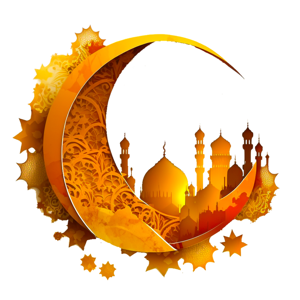 AI generative Ramadan png transparent