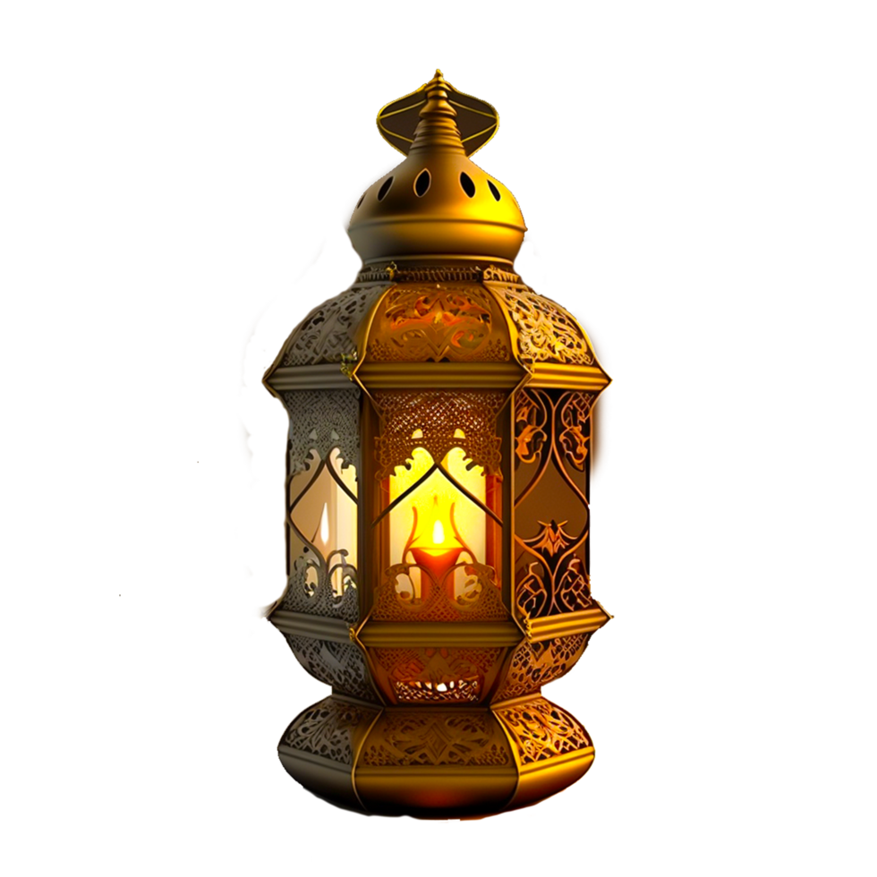 ai generativ Ramadan kareem Laterne kostenlos Illustration png