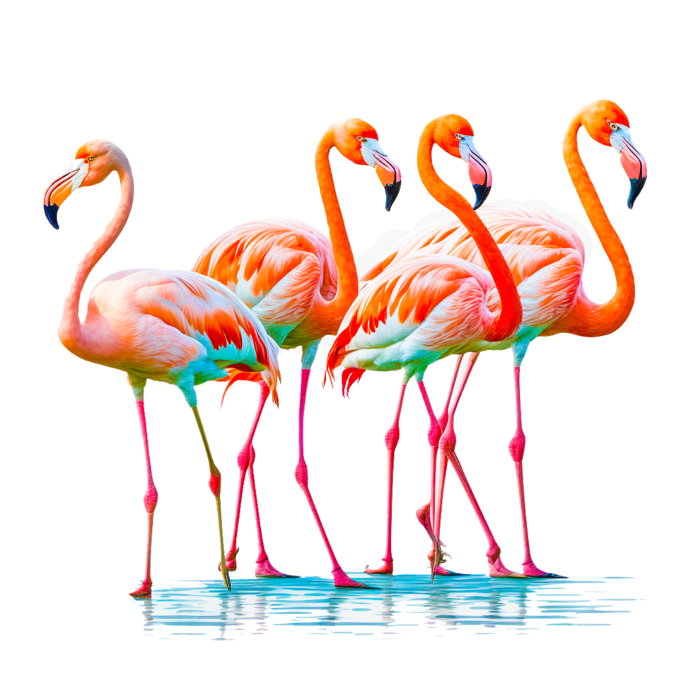 ai generatief water vogel groter flamingo Afrikaanse heilig ibis png