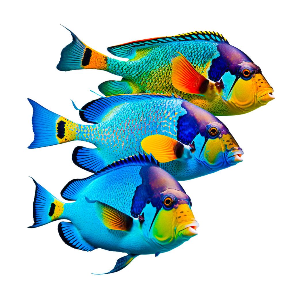 ai generativ bunt Fisch kostenlos Illustration png