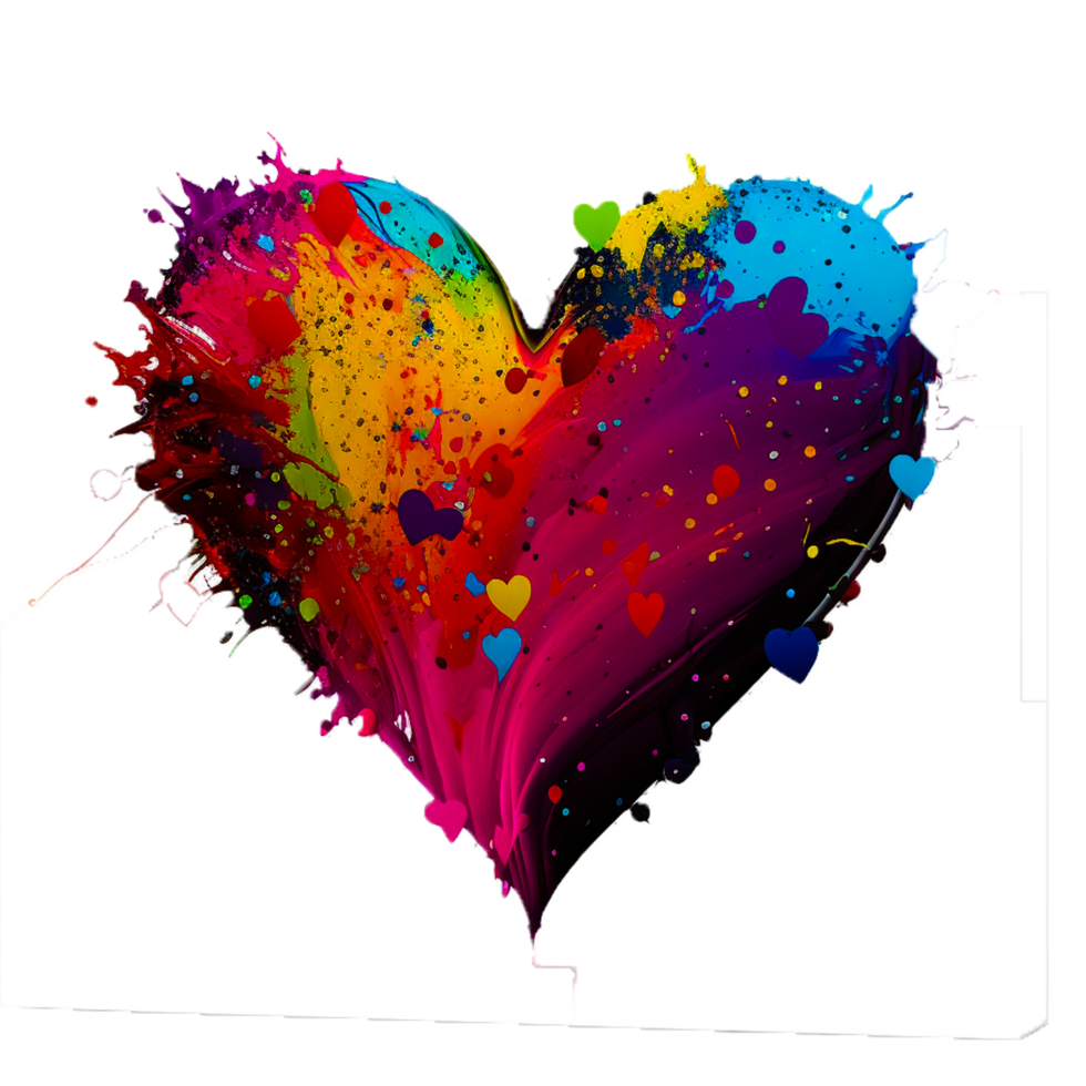 Heart Shaped Graffiti png