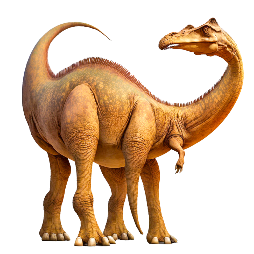 ai generativo amarillo dinosaurios png