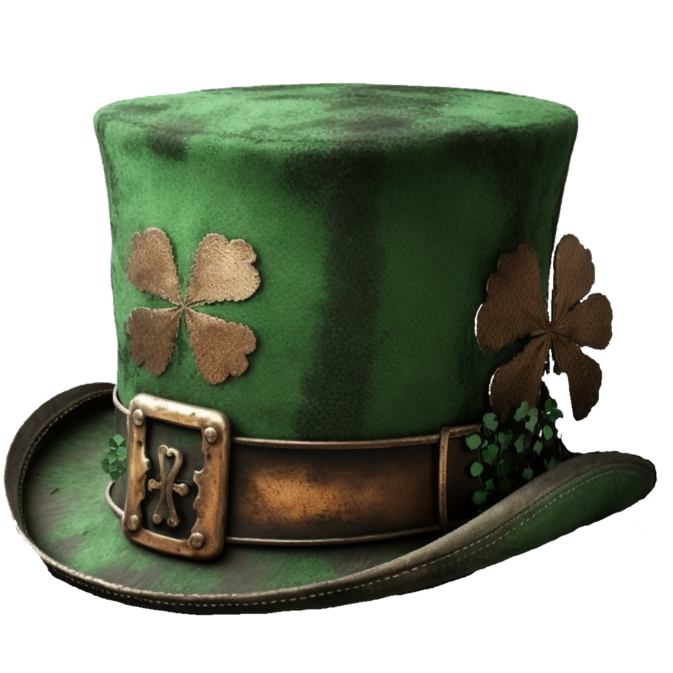 ai génératif st patrick s journée vert chapeau concept png