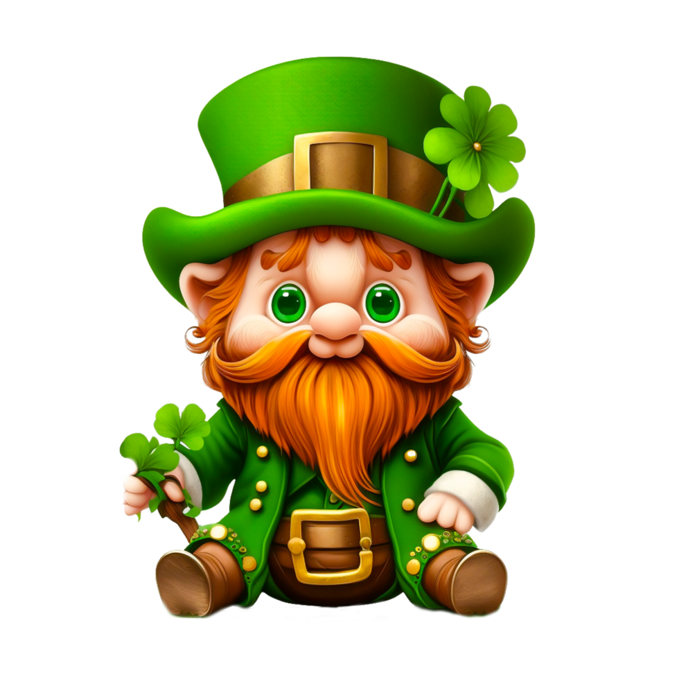 cute Saint Patrick free illustration png