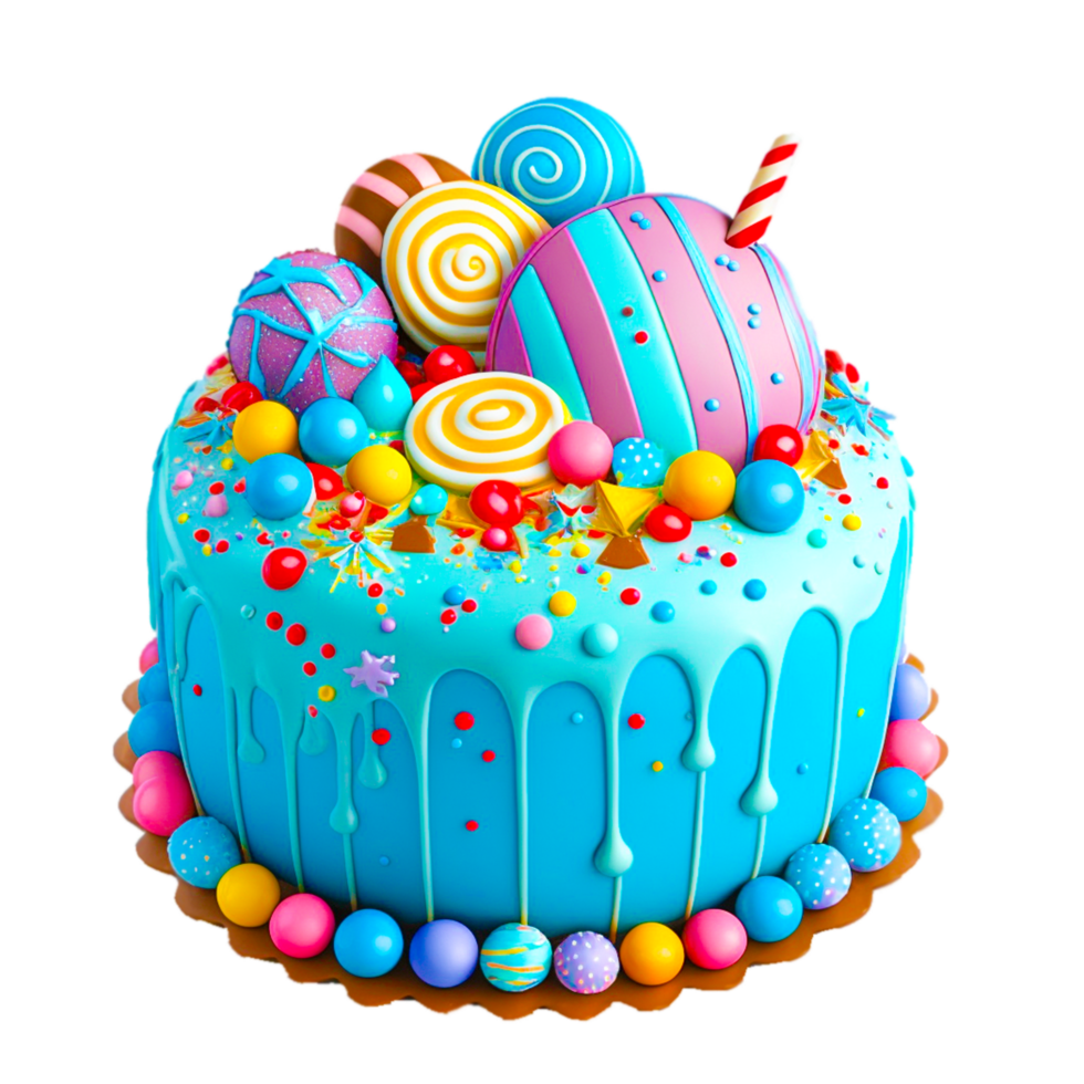 colorful birthday cake icon png