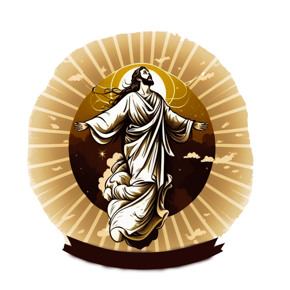 ai generativ Jesus Clip Art png