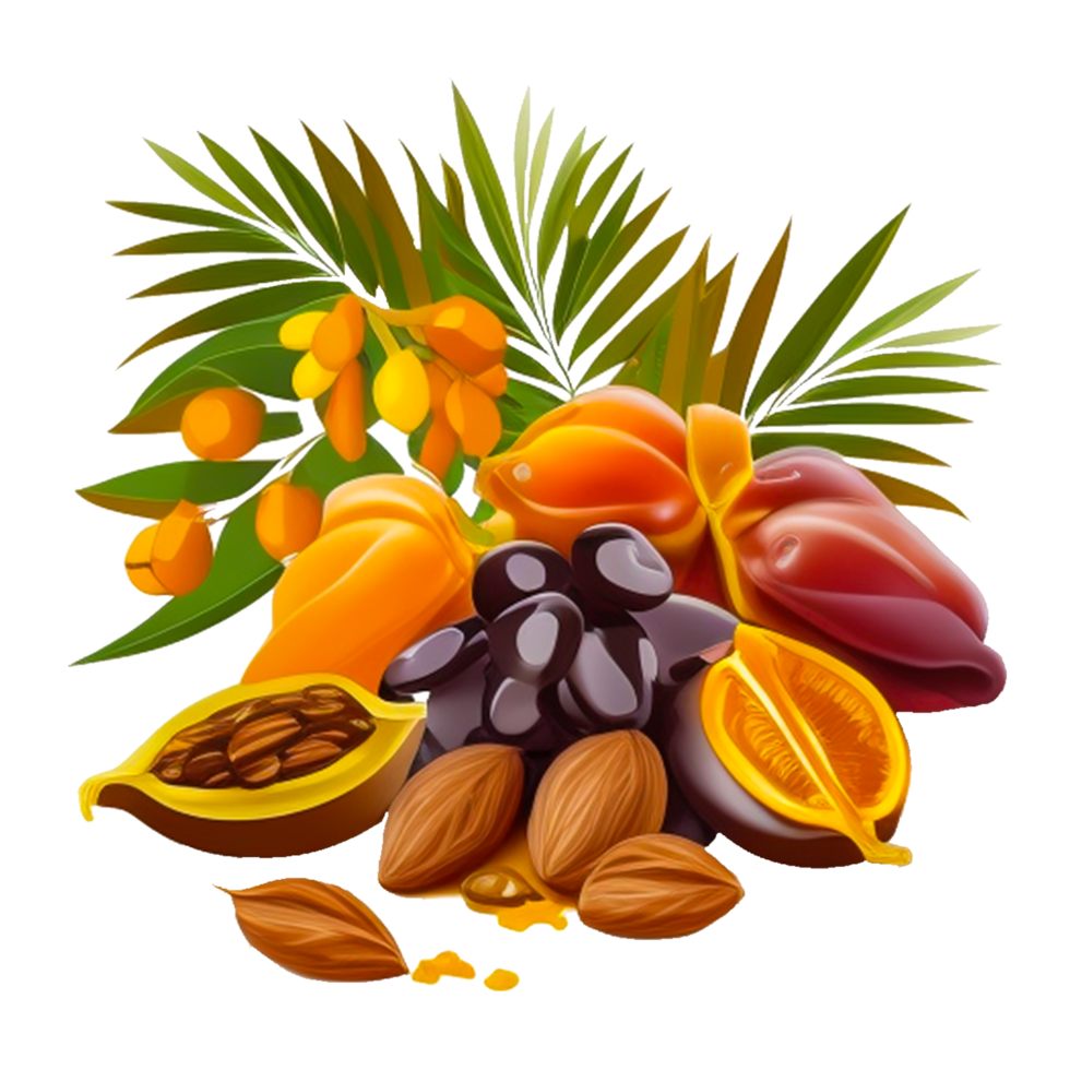 ai generativ frisch Obst Illustration kostenlos png