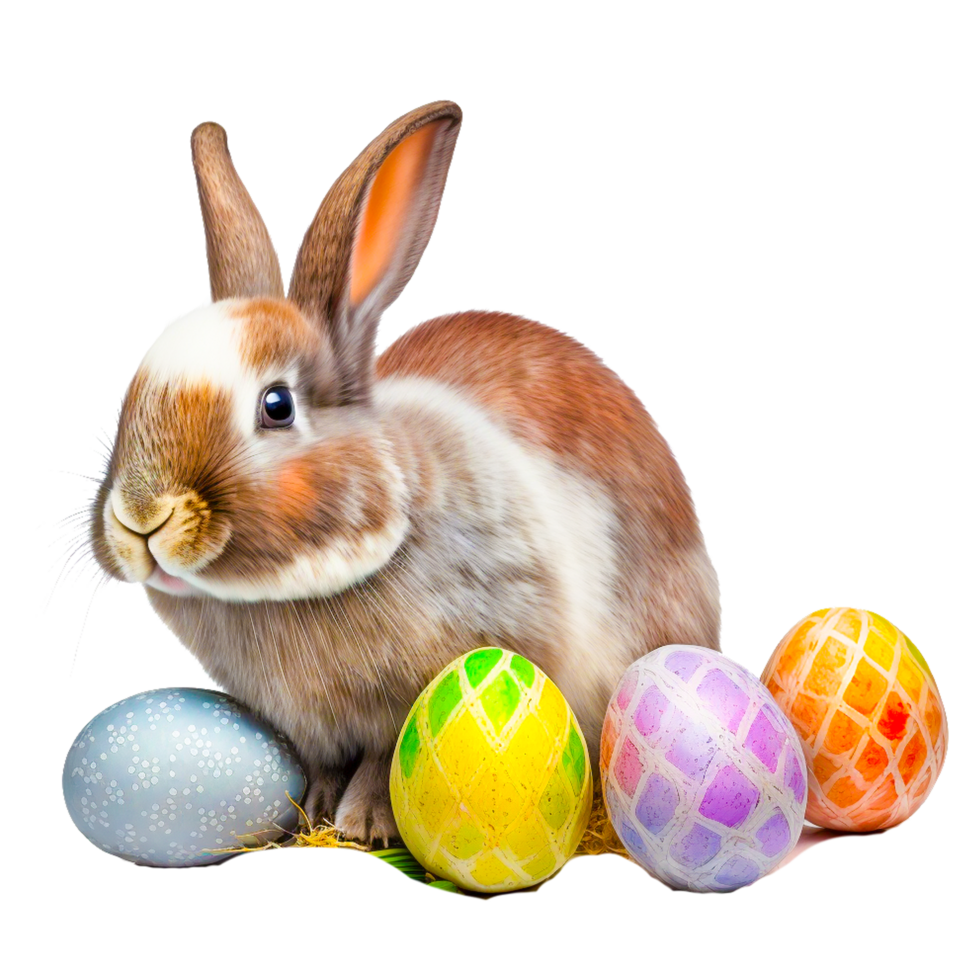 cartoon Easter bunny with Easter bunny png