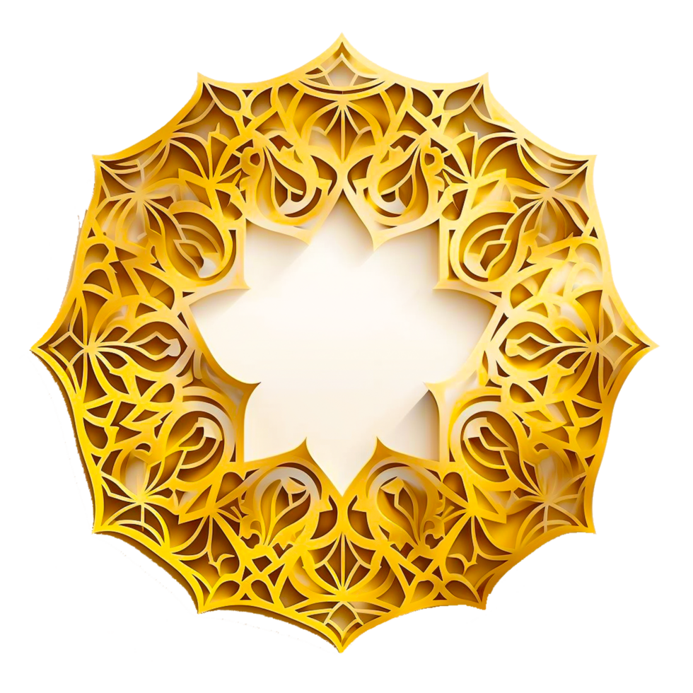 Islamic decoration transparent png