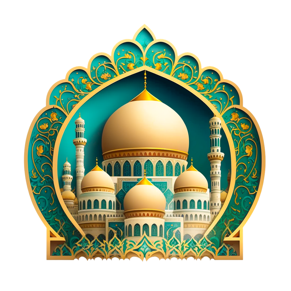 Ramadan Mosque Illustration png