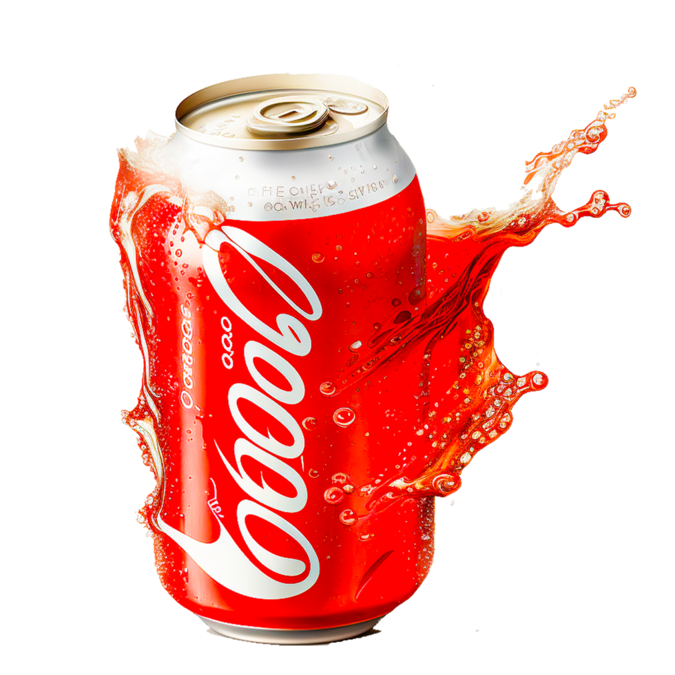 ai generatief Coca Cola bedrijf koolzuurhoudend drankjes eetpatroon cokes pepsi PNG