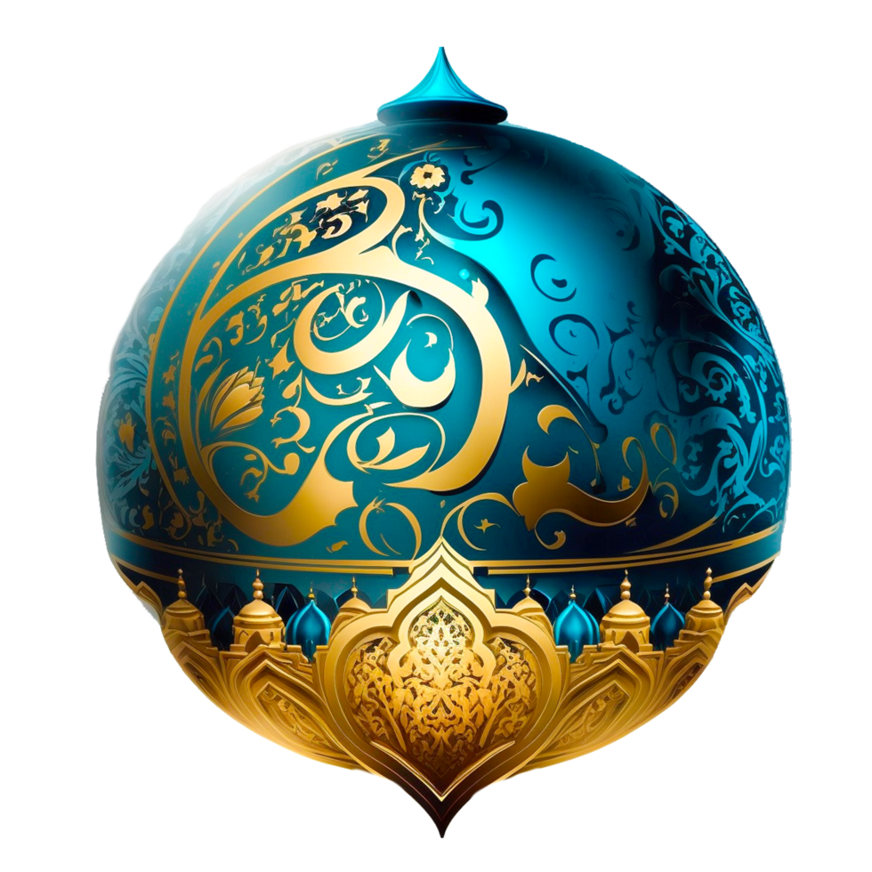 cute Islamic pattern free illustration png