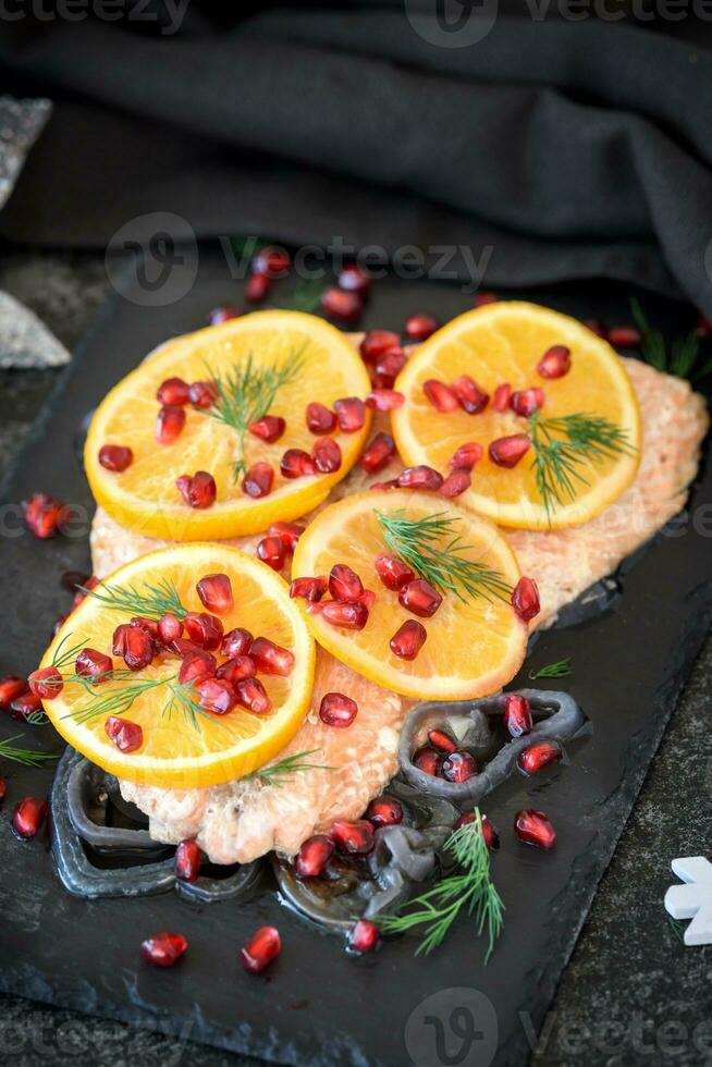 Low calories fish dish 23339532 Stock Photo at Vecteezy