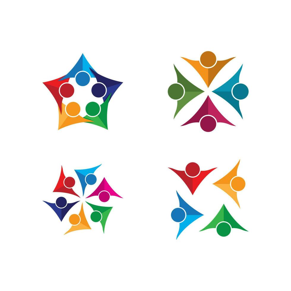 Community, network and social icon vector