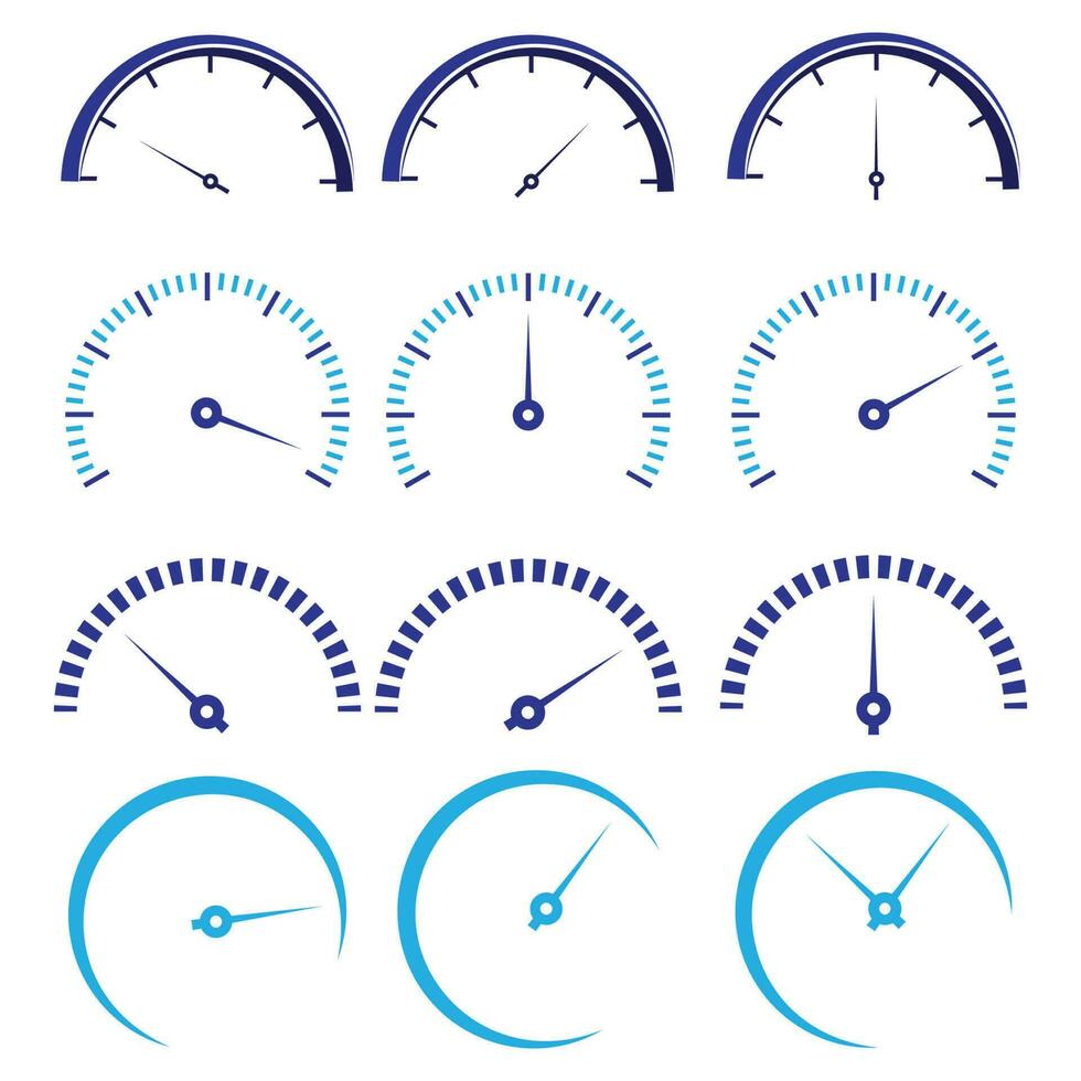 velocidad logo icono conjunto vector símbolo.