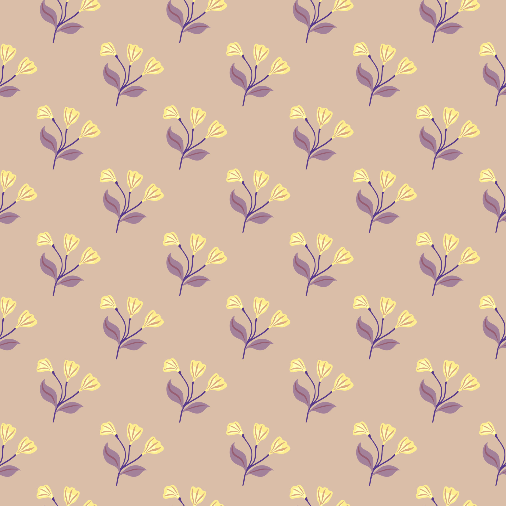 Pretty Flowers Wallpaper | DS - Wallpaper | Lilipinso | Bobby Rabbit