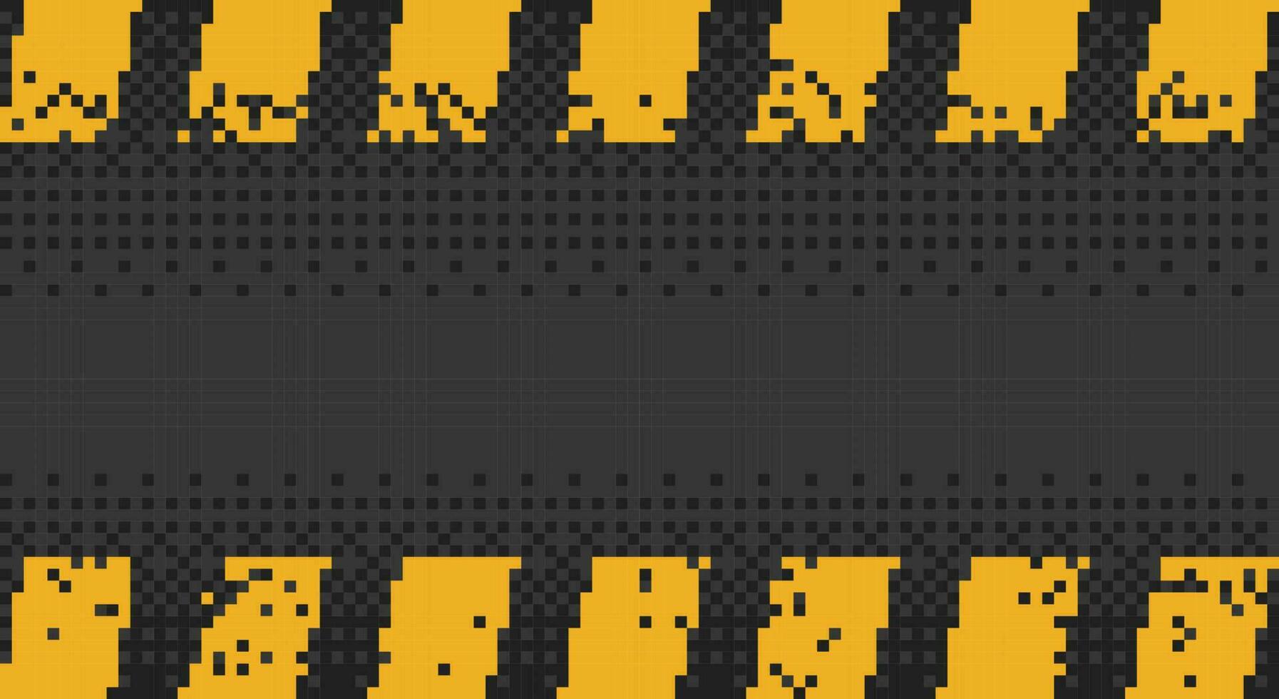 construction background in pixel art style vector