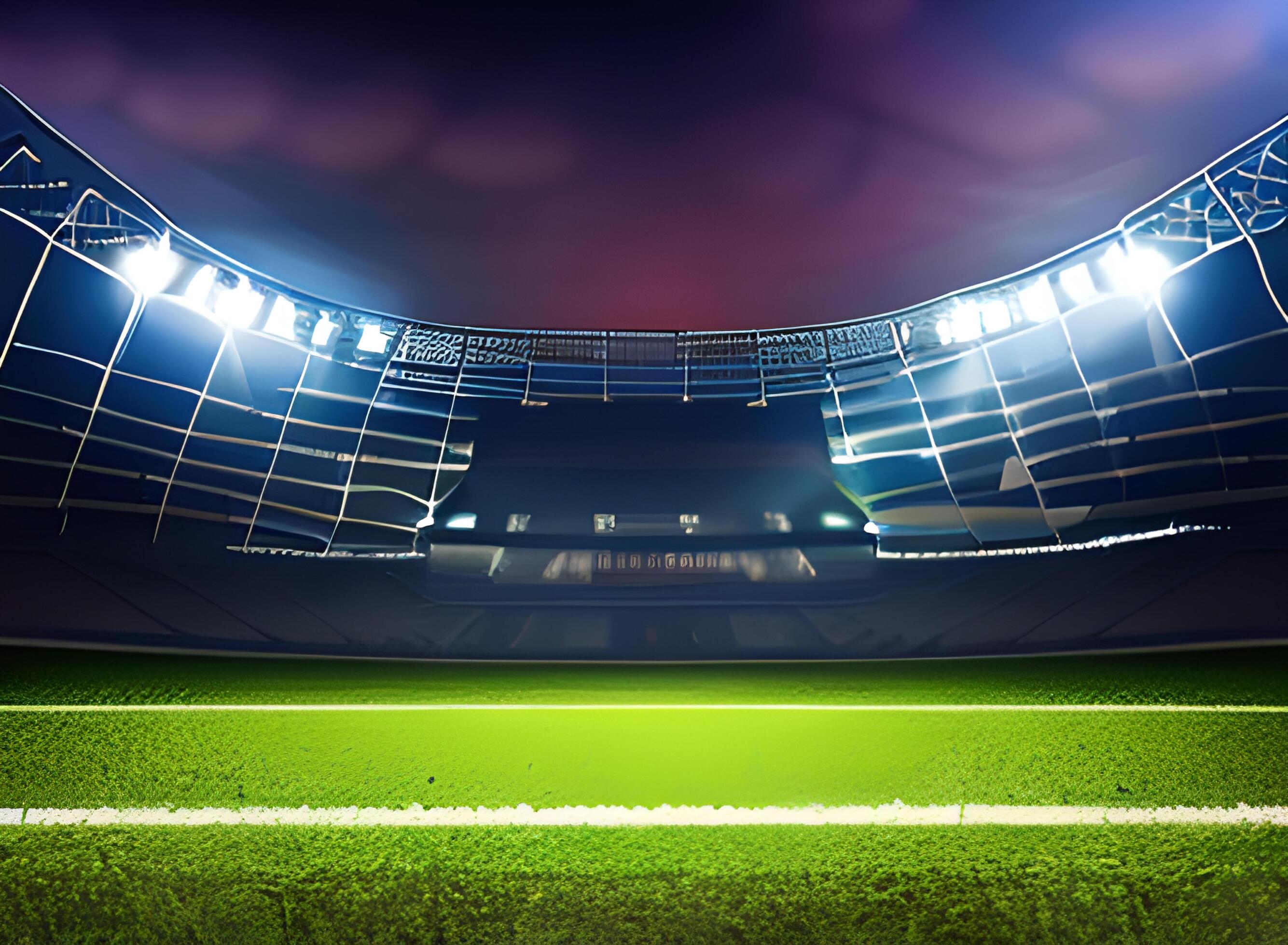 Soccer football stadium with spotlights photo 23340166 Stock Photo at ...