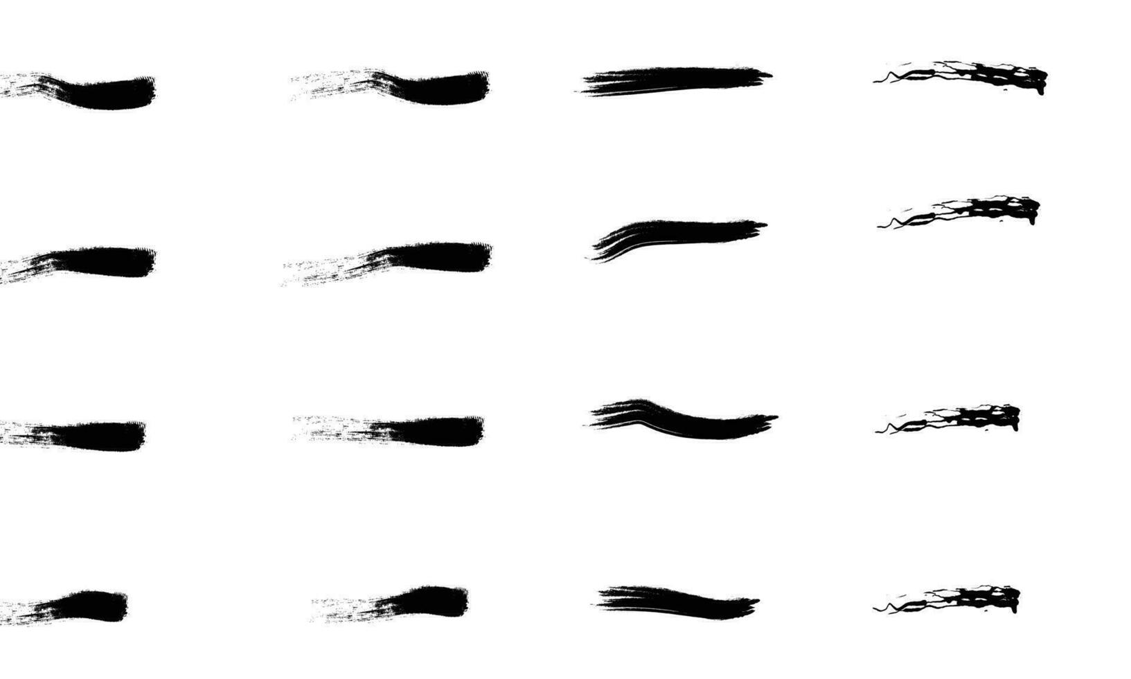 Various Vector Brush Collection Set