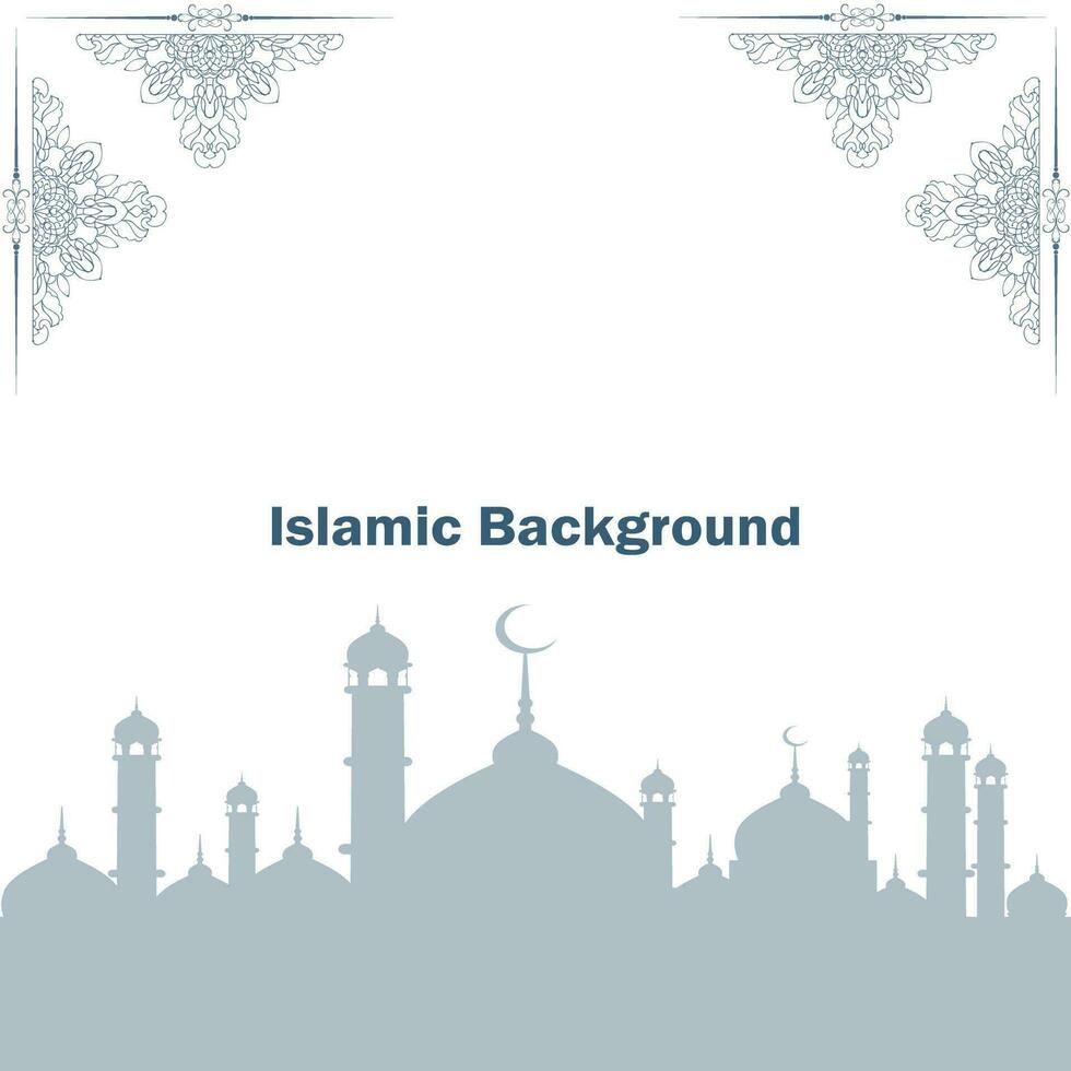 Arabic Islamic minimalist White Luxury Ornament Background design. Islamic Pattern elegant Backgrounds design. vector illustration.