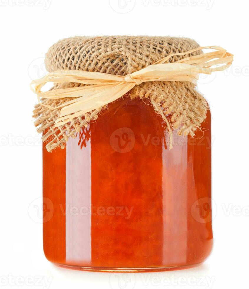Pot of jam photo