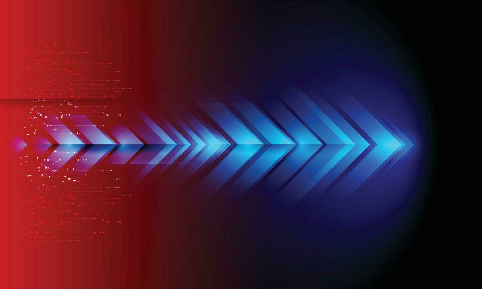 Colorful Abstract Motion Arrows on Gradient Background for Design vector