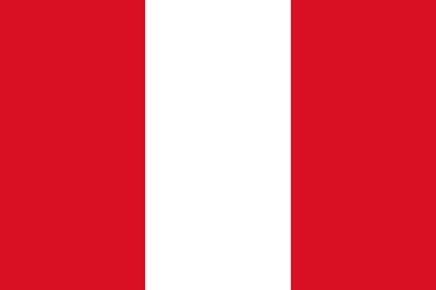 oficial nacional bandera de Perú, Perú bandera en vector ilustración, estado bandera de Perú. vector. preciso dimensiones, elementos dimensiones y colores.