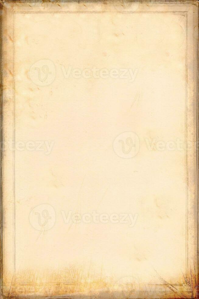 Antique yellowish parchment paper. photo