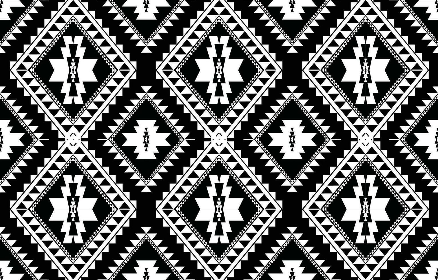 Geometric Ethnic pattern vector. African, American, Mexican, Western Aztec motif striped and bohemian pattern. designed for background,wallpaper,print, carpet,wrapping,tile,batik.vector illustratoin. vector