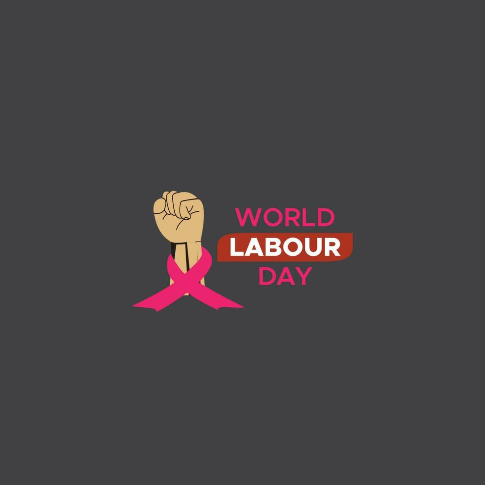 May day international labour day workers day vector logo design icon image template