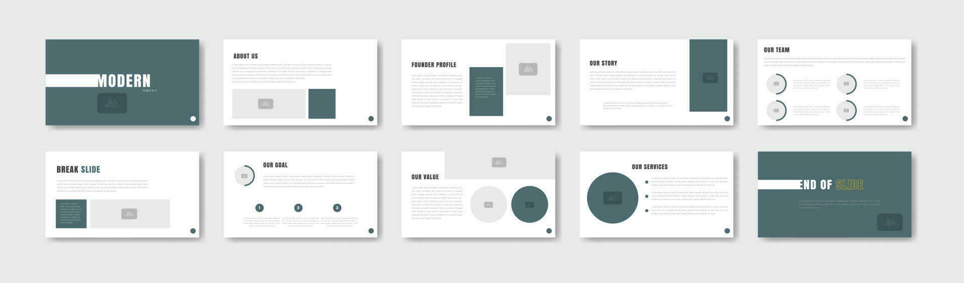 Business presentation template design. Minimalis, modern and keynote vector illustration