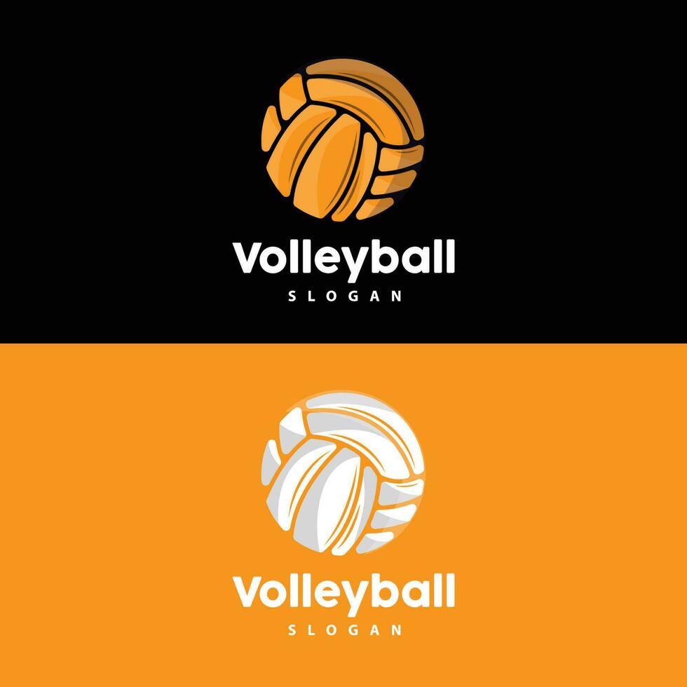 Volleyball Logo, Sport Simple Design, World Sports Tournament Vector, Illustration Symbol Icon vector