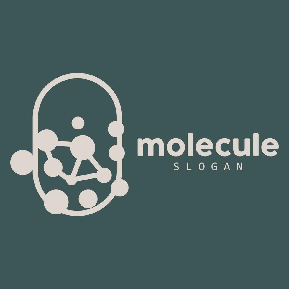 Neuron Logo, Molecule Logo Design, Vector AND, Template Illustration