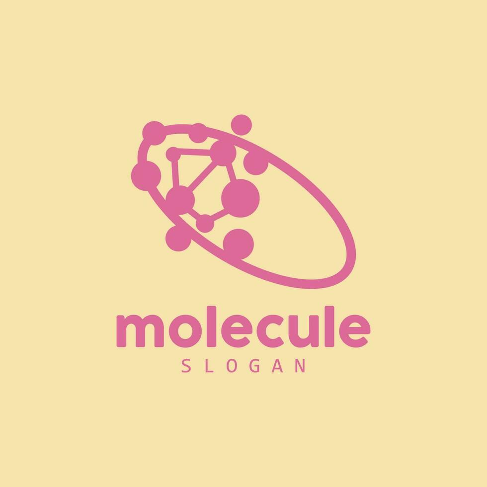 Neuron Logo, Molecule Logo Design, Vector AND, Template Illustration